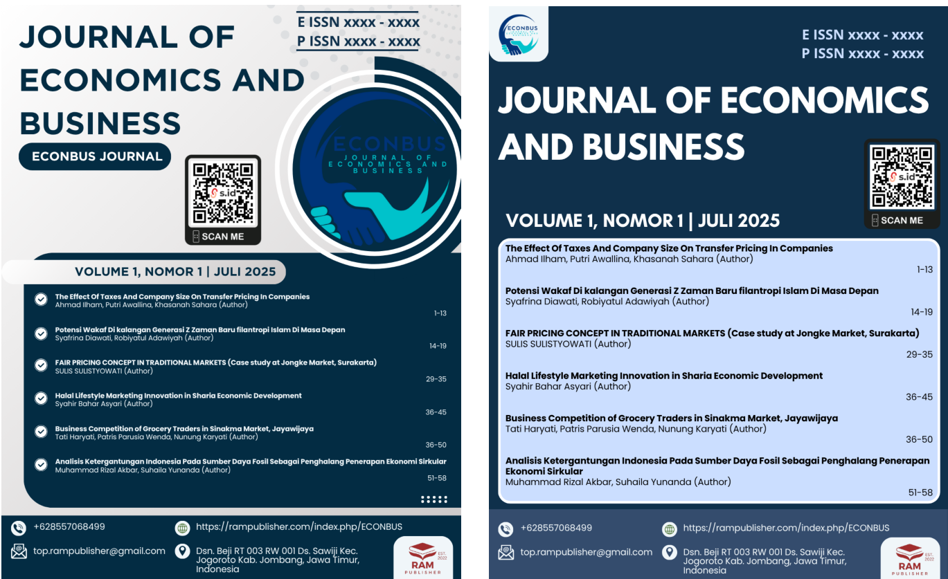 Vol. 1 No. 1 (2025): July ECONBUS JOURNAL